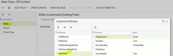 EMAILCustomiseAttribute