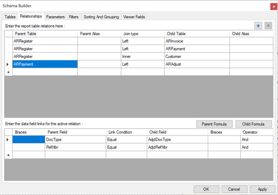 schema builder